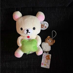Rirakkuma Bundle Plushie and Keychain